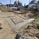 Réalisation de fondations pour une cage d’escalier