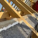 Préparation isolation extérieure avant mise en place du pare-pluie