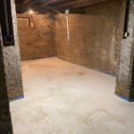 Terrassement et réalisation d’une dalle béton d’une cave