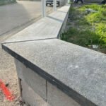 Réalisation d’un muret pour délimitation d’un jardin